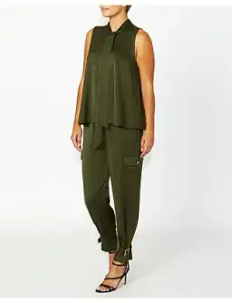 Anthea Crawford Kristy  Pants Dark Olive  for rent on The Volte - image 2