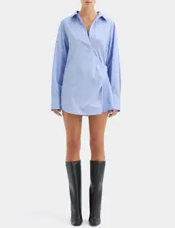 Sir the Label Lori Dress Mini Blue Size AU 4