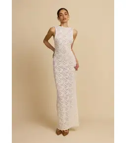 Arcina Ori Mireille Maxi Dress White Size 8 for rent on The Volte - image 1