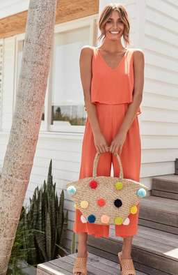 Mister Zimi Clover Jumpsuit Watermelon Size 6