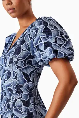 Elliatt Mila Mini Dress In Blue Size 6 for rent on The Volte - image 2