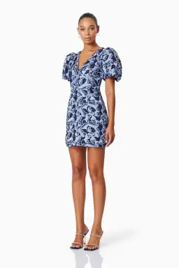Elliatt Mila Mini Dress In Blue Size 6 for rent on The Volte - image 3