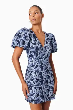 Elliatt Mila Mini Dress In Blue Size 6 for rent on The Volte - image 1