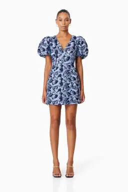 Elliatt Mila Mini Dress In Blue Size 6 for rent on The Volte - image 4