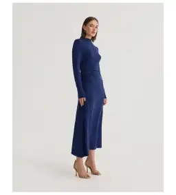 Oxford Nina Knitted Dress in Blue Size XS / AU 8 for rent on The Volte - image 2