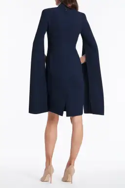 Carla Zampatti Celebration Dress Mini Navy Size AU 8 for rent on The Volte - image 2