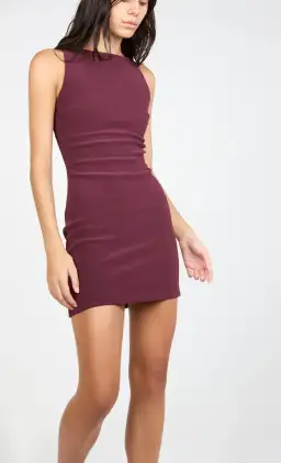 BEC + BRIDGE Clover Mini Dress Plum Size AU 6 for rent on The Volte - image 1