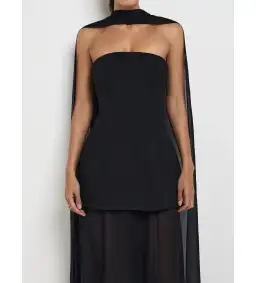 Sheike Marissa Maxi Dress Black Size AU 8 for rent on The Volte - image 4