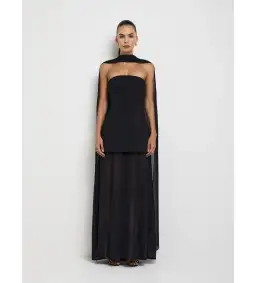 Sheike Marissa Maxi Dress Black Size AU 8 for rent on The Volte - image 1