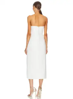 Elliatt Agatha Midi Dress in Ivory White Size 12 for rent on The Volte - image 2