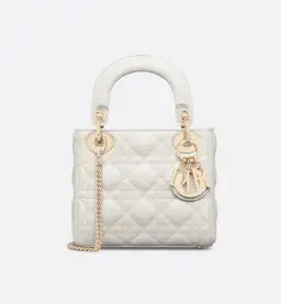 Dior Mini Lady Bag White for rent on The Volte - image 1