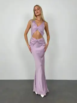 Natalie Rolt Purple Tamika Gown in Lilac Size 0
