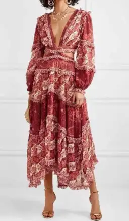 Zimmermann Eyes On Summer Maxi Dress Size AU 12