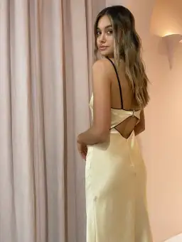 Bec and Bridge Hazel Maxi Dress in Gold Size 12 for rent on The Volte - image 4