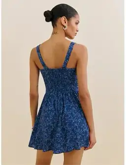 Reformation Wynn Sleeveless Milkmaid Mini Dress Size 10 for rent on The Volte - image 7