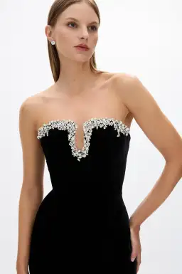 Rachel Gilbert Claudine Gown in Black Size 2 / AU 10 for rent on The Volte - image 3