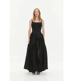Aje Alani Gown Black Size AU 6 for rent on The Volte - image 1
