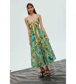 Alemais Sofie Midi Dress Size 10 for rent on The Volte - image 1