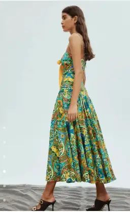 Alemais Sofie Midi Dress Size 10 for rent on The Volte - image 3