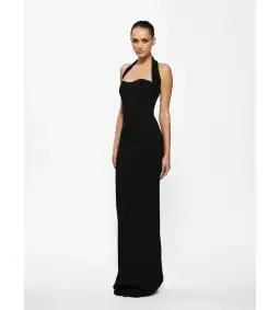 Effie Kats Marian Maxi Gown in Black Size 6 for rent on The Volte - image 3