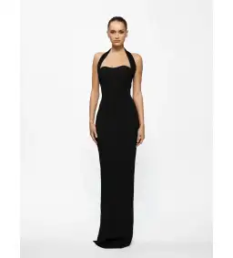 Effie Kats Marian Maxi Gown in Black Size 6 for rent on The Volte - image 1