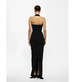 Effie Kats Marian Maxi Gown in Black Size 6 for rent on The Volte - image 4