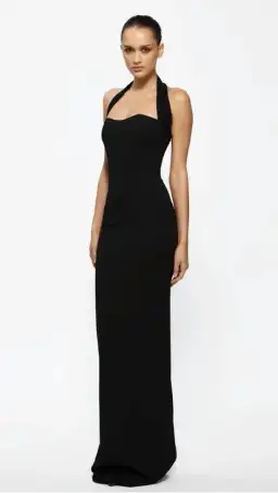 Effie Kats Marian Gown in Black Size 8 for rent on The Volte - image 2