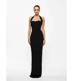Effie Kats Marian Maxi Gown Black Size 10 for rent on The Volte - image 1