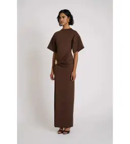 Eliya The Label Aldo Maxi Dress Chocolate Size 12 for rent on The Volte - image 5