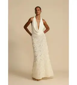 Arcina Ori Adriana Maxi Dress White Size AU 10 for rent on The Volte - image 1