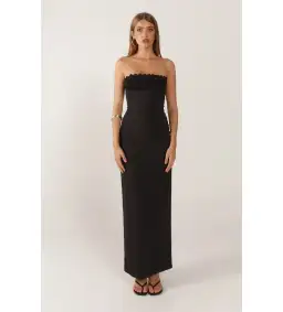 Ance Gria Margo Maxi Dress Black Size AU 10 for rent on The Volte - image 2
