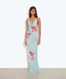 Rat & Boa Vincenza Floral Maxi Dress Size M / AU 10