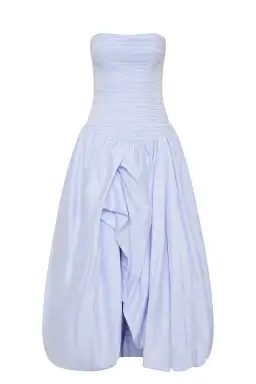 Aje Violette Bubble Hem Maxi Dress in Pearl Blue Size 12 for rent on The Volte - image 3