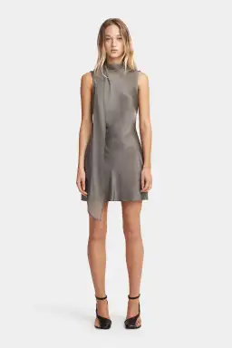 Hansen & Gretel Suki Mini Dress Dusty Olive Size 8 for rent on The Volte - image 1