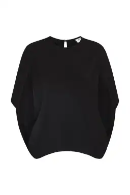 Bianca Spender Crepe Crawford Top Black Size 8/S for rent on The Volte - image 8