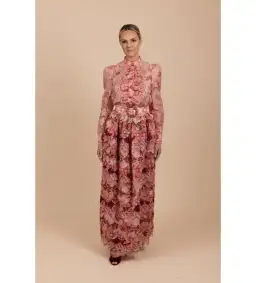 Zimmerman Concert Scalloped Shirt and Skirt in Multi Size 2 / AU 12