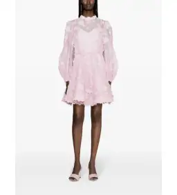 Zimmermann Matchmaker Lift Off Mini Dress Lilac Size 1/AU 10 for rent on The Volte - image 1