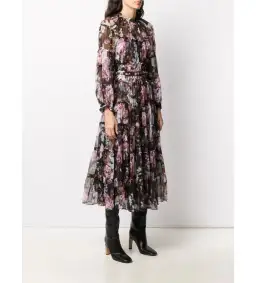 Zimmerman Charm Tiered Chiffon Midi Dress Size AU 10 for rent on The Volte - image 2