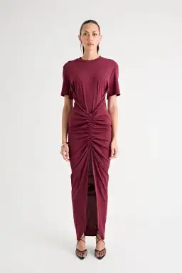 Pfeiffer Niko Maxi Dress Burgundy Size 12 for rent on The Volte - image 3
