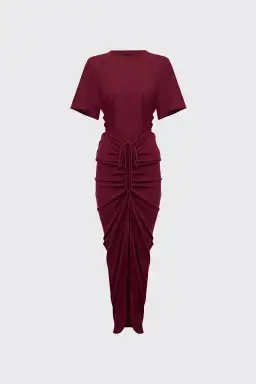 Pfeiffer Niko Maxi Dress Burgundy Size 12 for rent on The Volte - image 8