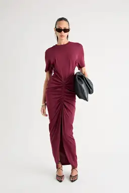 Pfeiffer Niko Maxi Dress Burgundy Size 12 for rent on The Volte - image 1