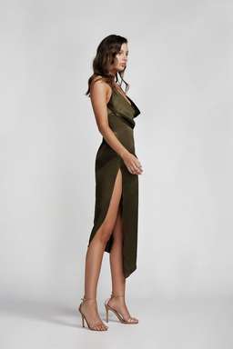 LEXI Carmen Dress Green Size 10