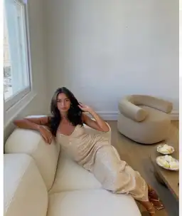 Manning Cartel  Light Angles Slip Dress Gold Size 8 for rent on The Volte - image 1