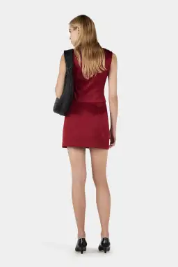 Rowena Corset Top Red Dahlia