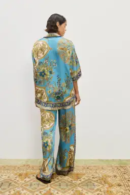 Alemais Cassie Silk Shirt and Pant Set Size AU 16 for rent on The Volte - image 3