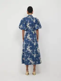 Sheike Hazel Denim Midi Dress Size AU 12 for rent on The Volte - image 3