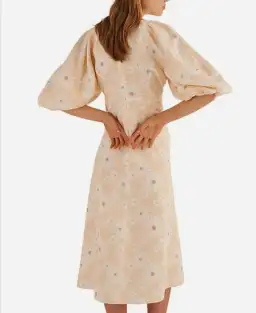 Oroton Daisy Print Midi Dress Size AU 12 for rent on The Volte - image 3