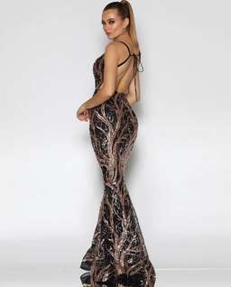 Jadore Sequin Mermaid Dress size 6 for rent on The Volte - image 1