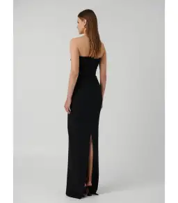 Effie Kats Monroe Maxi Gown Black Size AU 8 for rent on The Volte - image 3