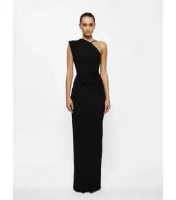 Effie Kats Greer Maxi Gown in Black Size AU 6 for rent on The Volte - image 1